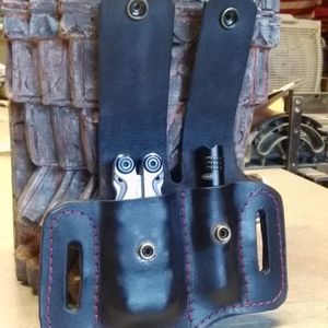 Leather sheath multitool